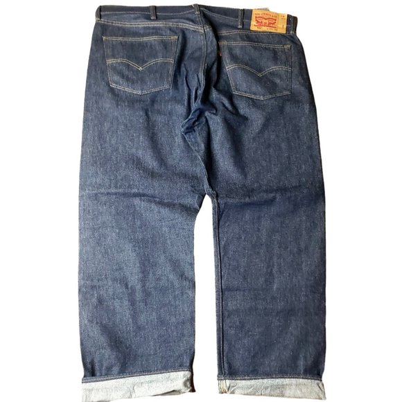 Levis Original Fit 501 Button Fly Jeans 44x30 - Picture 2 of 7